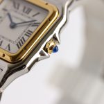 Panthère 22mm BVF 1:1 Best Edition SS/YG White Dial on SS/YG Bracelet Ronda Quartz - Image 6