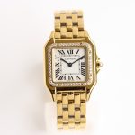 Panthère 27mm BVF 1:1 Best Edition YG White Dial Diamonds Bezel on YG Bracelet Ronda Quartz