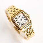 Panthère 27mm BVF 1:1 Best Edition YG White Dial Diamonds Bezel on YG Bracelet Ronda Quartz - Image 2