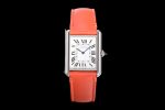 Cartier Tank Must Large C-orange SS/LE White K11 Sw Qtz