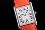 Cartier Tank Must Large C-orange SS/LE White K11 Sw Qtz - Image 5