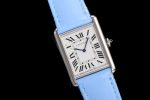 Cartier Tank Must Large C-blue SS/LE White K11 Sw Qtz - Image 2