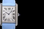 Cartier Tank Must Large C-blue SS/LE White K11 Sw Qtz - Image 4