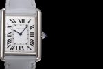 Cartier Tank Must Large C-grey SS/LE White K11 Sw Qtz - Image 4