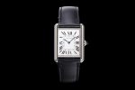 Cartier Tank Must Large C-Black SS/LE White K11 Sw Qtz