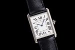 Cartier Tank Must Large C-Black SS/LE White K11 Sw Qtz - Image 2