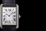Cartier Tank Must Large C-Black SS/LE White K11 Sw Qtz - Image 4