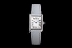 Cartier Tank Must Small C-Blue SS/LE White K11 Sw Qtz