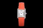 Cartier Tank Must Small C-Red SS/LE White K11 Sw Qtz