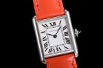 Cartier Tank Must Small C-Red SS/LE White K11 Sw Qtz - Image 5