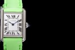 Cartier Tank Must Small C-Green SS/LE White K11 Sw Qtz - Image 4