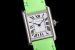 Cartier Tank Must Small C-Green SS/LE White K11 Sw Qtz - Image 5