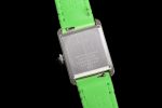 Cartier Tank Must Small C-Green SS/LE White K11 Sw Qtz - Image 9