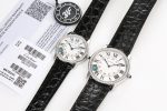 Ronde Solo de Cartier 42mm 3WF 1:1 Best Edition White Dial on Black Leather Strap MIYOTA 9015 - Image 5
