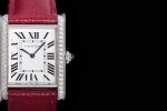 CAR0535B – Cartier Tank Must Large Dia Red SS/LE Wht K11 Sw Qtz - Image 4