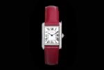 CAR0534B – Cartier Tank Must Small Dia Red SS/LE Wht K11 Sw Qtz