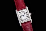 CAR0534B – Cartier Tank Must Small Dia Red SS/LE Wht K11 Sw Qtz - Image 2