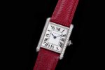 CAR0534B – Cartier Tank Must Small Dia Red SS/LE Wht K11 Sw Qtz - Image 3