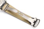 Rotonde de Cartier Mystery SS White Dial on Black Leather Strap Asia 9981 - Image 9