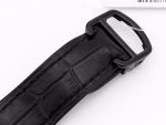 Santos skeleton PVD TWF Best Edition Skeleton Dial on Black Leather Strap Ronda Quartz - Image 7