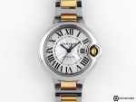 Ballon Bleu 33mm SS/YG V9F 1:1 Best Edition White Dial on SS/YG Bracelet A076