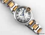 Ballon Bleu 33mm SS/YG V9F 1:1 Best Edition White Dial on SS/YG Bracelet A076 - Image 2