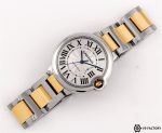 Ballon Bleu 33mm SS/RG 9VF 1:1 Best Edition White Dial on SS/RG Bracelet A076 - Image 2