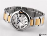 Ballon Bleu 33mm SS/RG 9VF 1:1 Best Edition White Dial on SS/RG Bracelet A076 - Image 3