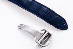 Ballon Bleu 42mm SS AF 1:1 Best Edition Blue Texture Dial on Blue Crocodile Strap A2824 - Image 8