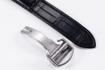 Ballon Bleu 42mm SS AF 1:1 Best Edition White Texture Dial on Black Crocodile Strap A2824 - Image 8