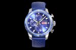 Mille Miglia 168571 SS/RG V7F 1:1 Best Edition Blue Dial on Blue Rubber Strap A7750