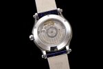 Happy Sport 36mm SS ZF 1:1 Best Edition Blue Dial on Blue Leather Strap A2892 - Image 9