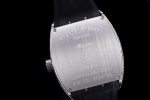 Vanguard V45 SS Full Paved Diamonds ABF Full Diamonds Dial on Black Gummy Strap A2824 - Image 9