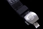 Vanguard V45 SS Full Paved Diamonds ABF Full Diamonds Dial on Black Gummy Strap A2824 - Image 8