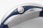 Vanguard V45 Yachting SS ABF 1:1 Best Edition Blue Textured Dial on Blue Gummy Strap A2824 - Image 6