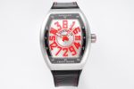 Vanguard V45 SS ABF Best Edition White Textured Dial on White Rubber Strap MIYOTA 9015