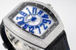 Vanguard V45 SS All-Diamond ABF Best Edition white textured dial black rubber strap Miyota 9015 - Image 2