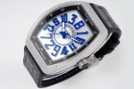 Vanguard V45 SS All-Diamond ABF Best Edition white textured dial black rubber strap Miyota 9015 - Image 3