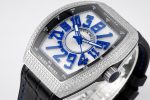 Vanguard V45 SS All-Diamond ABF Best Edition white textured dial black rubber strap Miyota 9015 - Image 5