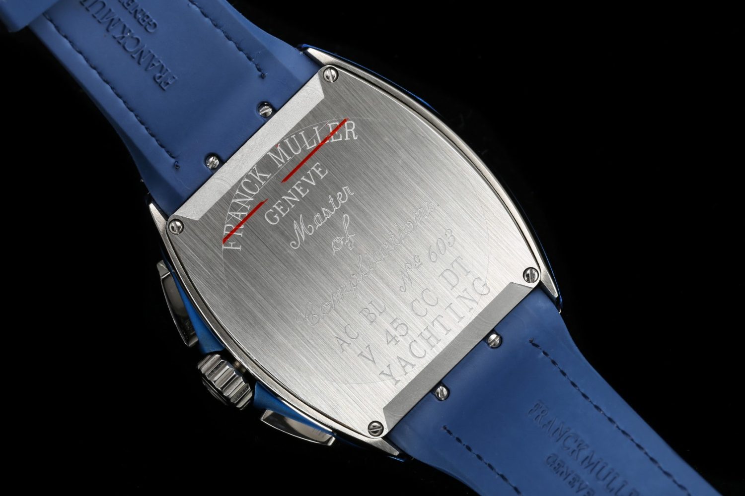 Vanguard V45 Chrono SS Best Edition Blue Textured Dial on Blue Gummy Strap - Image 7