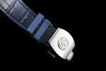 Vanguard V45 Chrono SS Best Edition Blue Textured Dial on Blue Gummy Strap - Image 8
