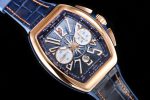 Vanguard Chrono RG ABF 1:1 Best Edition Blue Textured Dial on Blue Gummy Strap A7750 - Image 2
