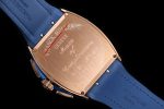 Vanguard Chrono RG ABF 1:1 Best Edition Blue Textured Dial on Blue Gummy Strap A7750 - Image 7