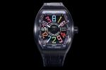 Vanguard V45 DLC ABF 1:1 Best Edition Color Textured Dial Black Rubber Strap MIYOTA 9015