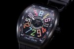Vanguard V45 DLC ABF 1:1 Best Edition Color Textured Dial Black Rubber Strap MIYOTA 9015 - Image 3