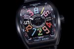Vanguard V45 DLC ABF 1:1 Best Edition Color Textured Dial Black Rubber Strap MIYOTA 9015 - Image 5