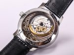 PanoMaticLunar SS TZF White Dial on Black Leather Strap A23J - Image 8
