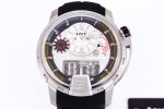 HYT H1 Iceberg SS CYF White and Yellow Dial on Black Rubber Strap Asian HTY Cal.101 - Image 2
