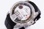 HYT H1 Iceberg SS CYF White and Yellow Dial on Black Rubber Strap Asian HTY Cal.101 - Image 4