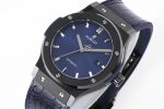 Classic Fusion 42mm PVD GSF 1:1 Best Edition Blue Dial on Blue Gummy Strap A2892 - Image 3